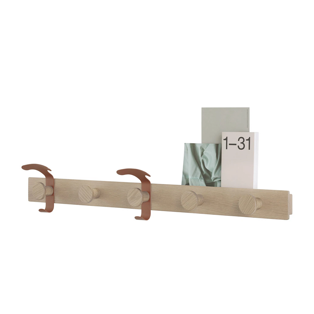 muuto | avail coat rack | oak + copper brown