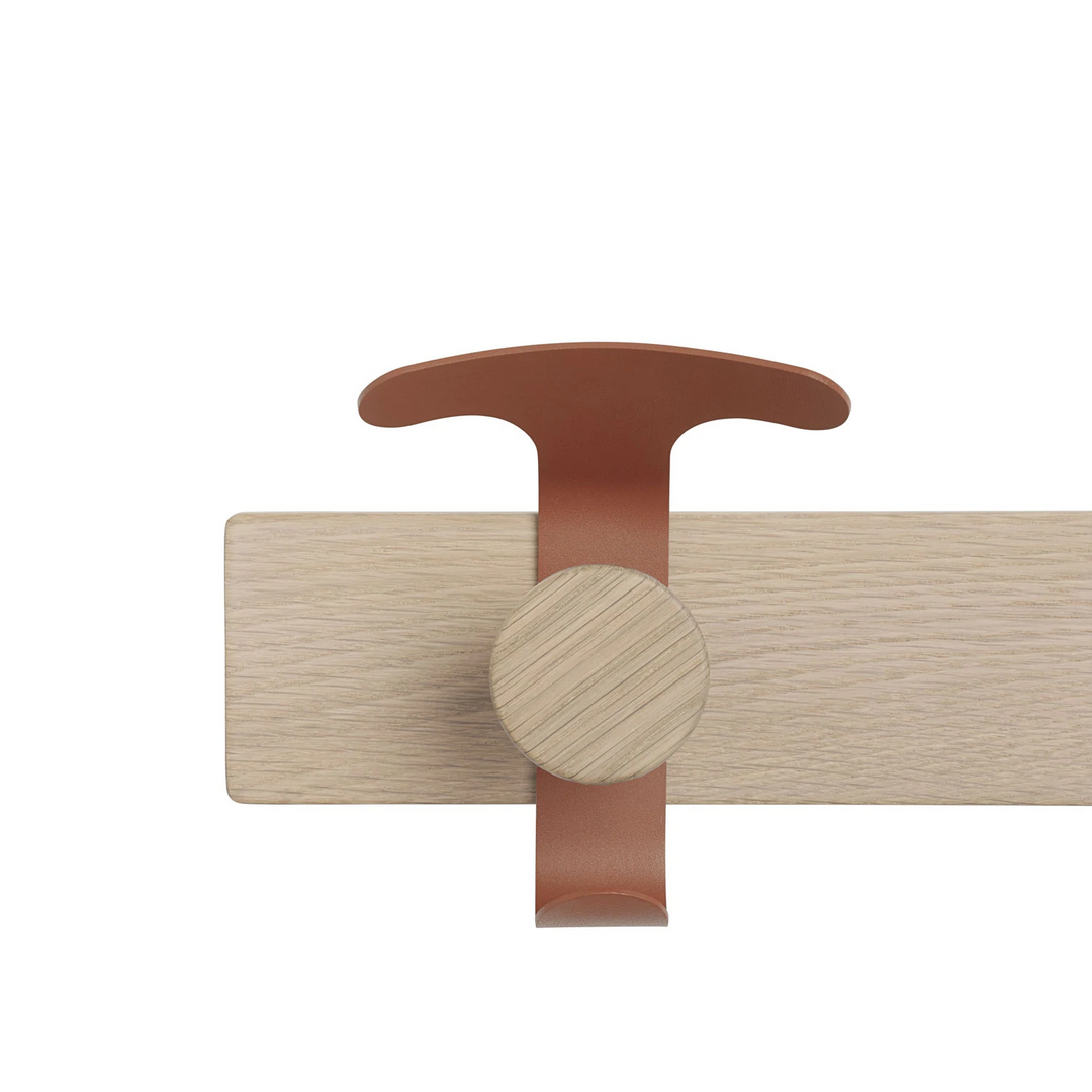 muuto | avail coat rack | oak + copper brown