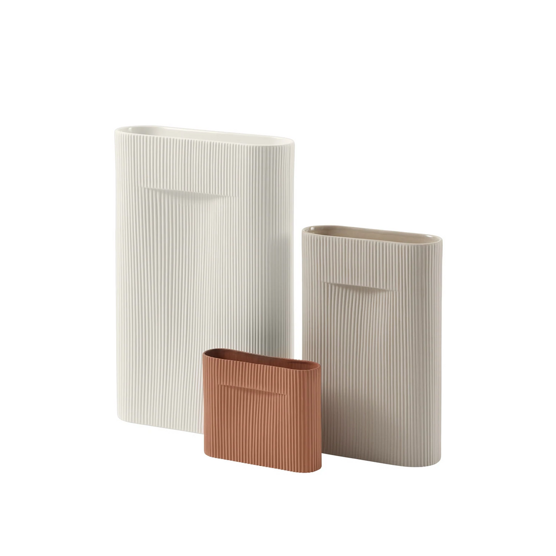 muuto | ridge vase | beige 48.5cm - DC