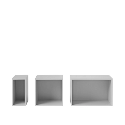 muuto | stacked 2.0 | backboard | light grey | small