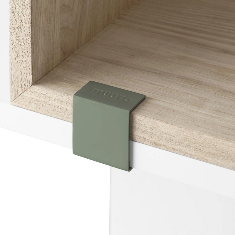 PARTS: muuto | stacked storage | clip set of 5 | dusty green