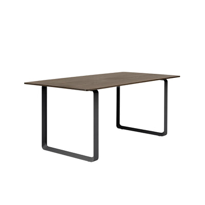 muuto | 70/70 table | solid smoked oak + black leg | 170cm