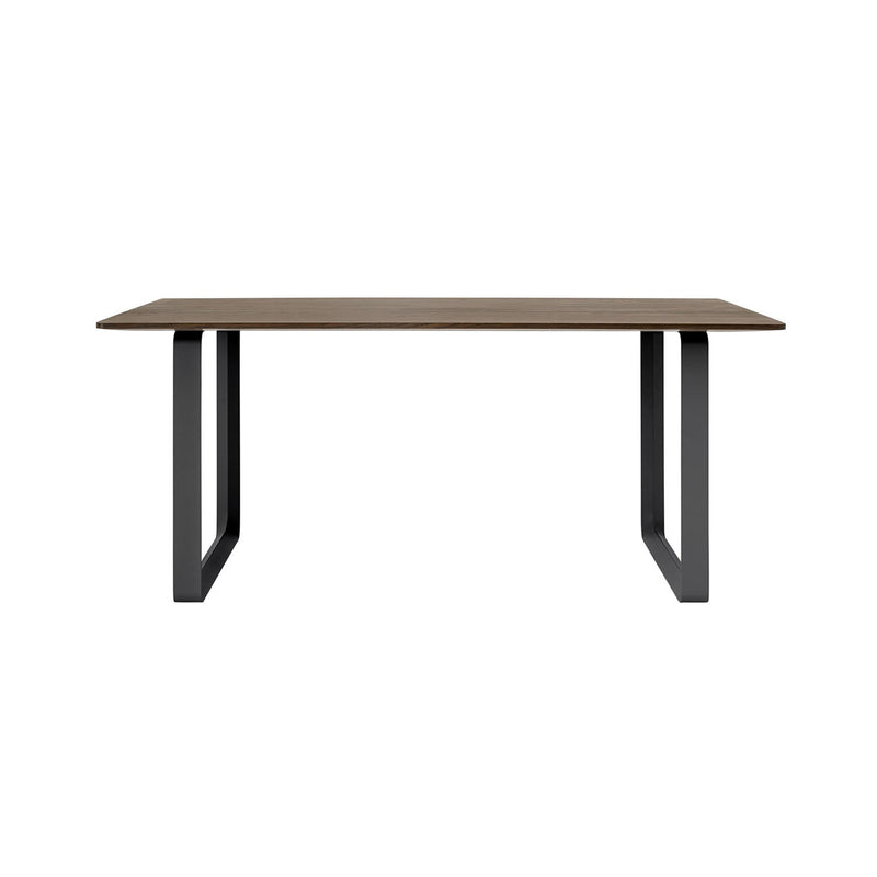 muuto | 70/70 table | solid smoked oak + black leg | 170cm