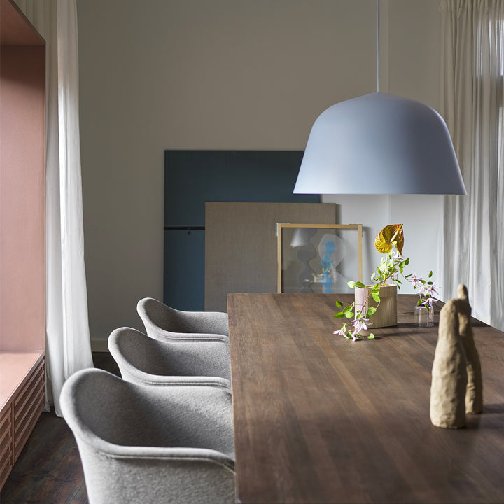 muuto | 70/70 table | solid smoked oak + black base 170x85cm