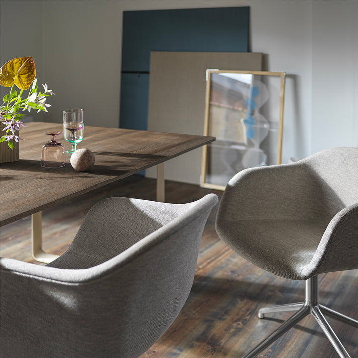 muuto | 70/70 table | solid smoked oak + black base 170x85cm