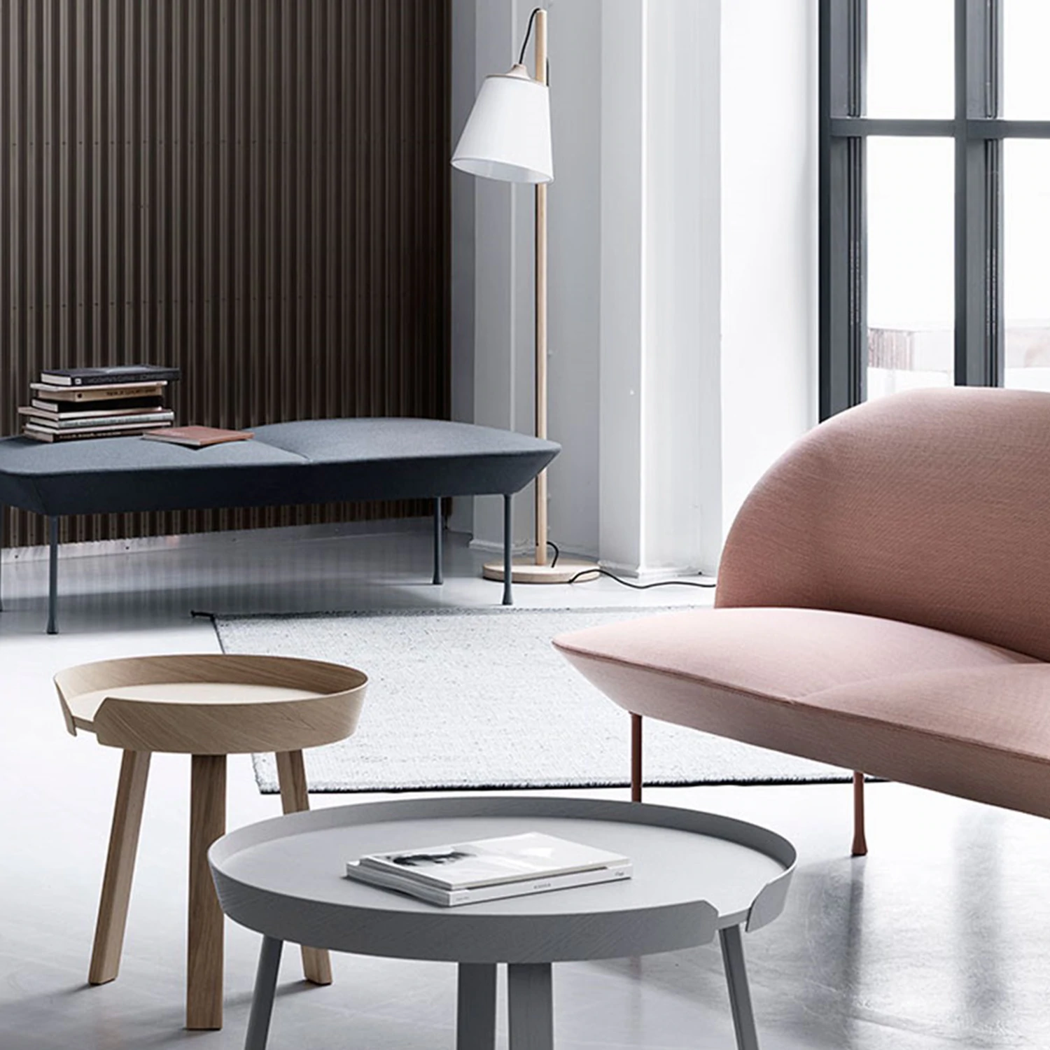 muuto pull floor lamp with dimmer oak top3 by design