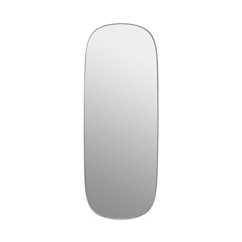 muuto framed mirror large grey + clear top3 by design