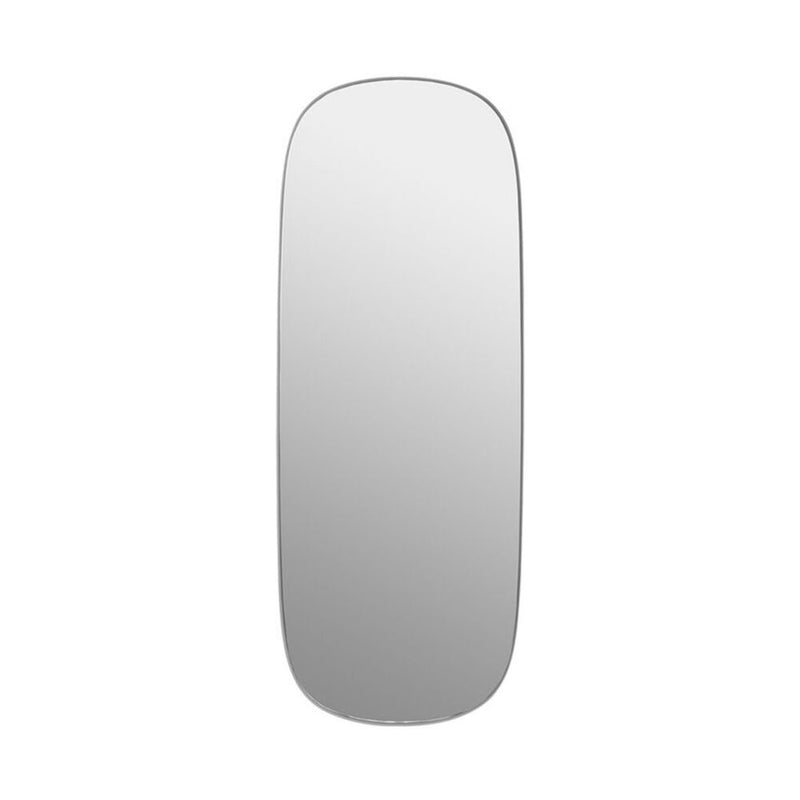 muuto | framed mirror large | grey + clear