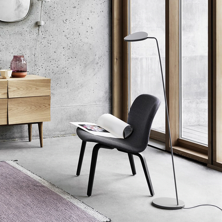 muuto leaf floor lamp grey top3 by design