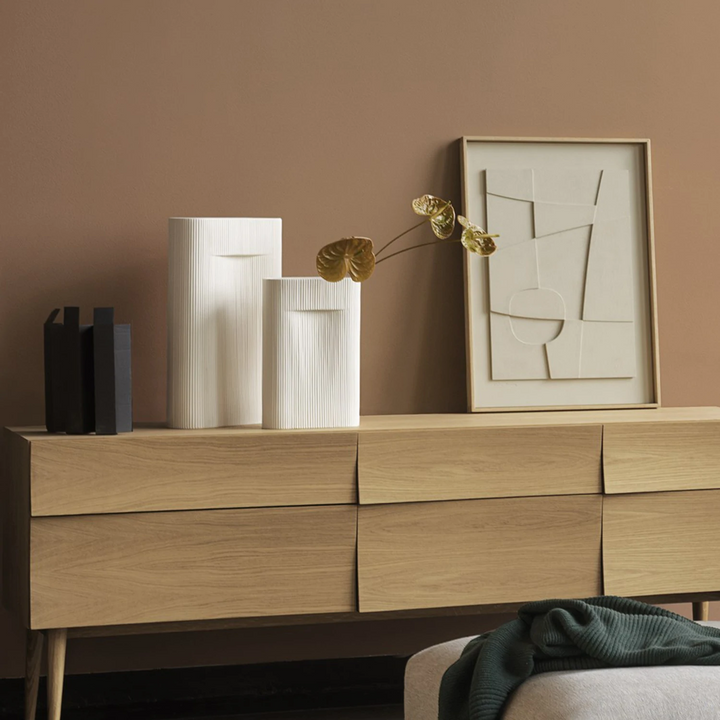 muuto | ridge vase | off white 48.5cm - DC