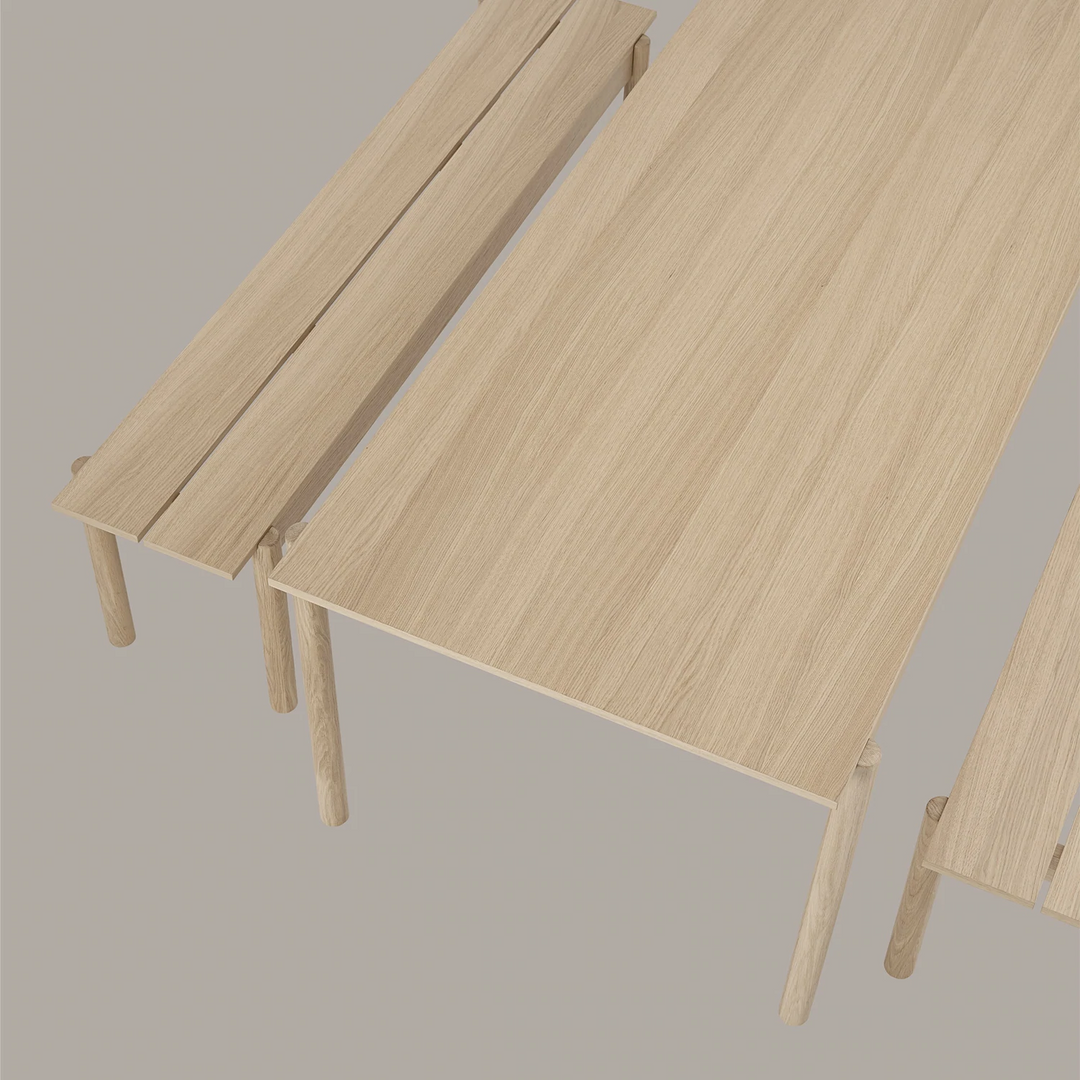 muuto | linear wood table 260x90cm