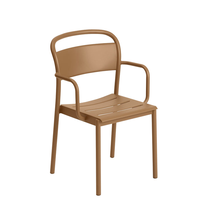 muuto | linear steel armchair | burnt orange