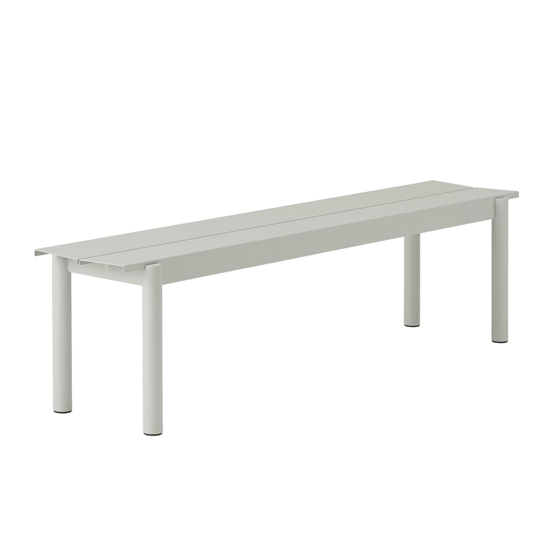muuto | linear steel bench | grey 170cm