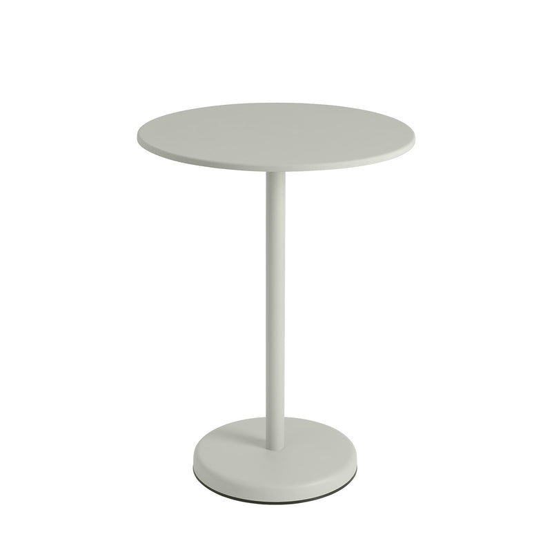 muuto | linear steel cafe table round | grey 95cm