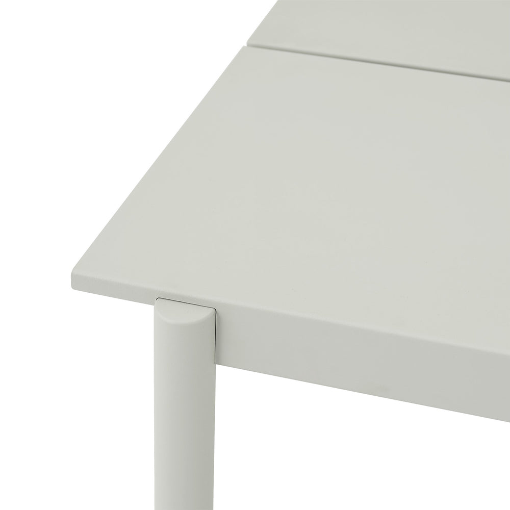muuto | linear steel table | grey 200x75cm