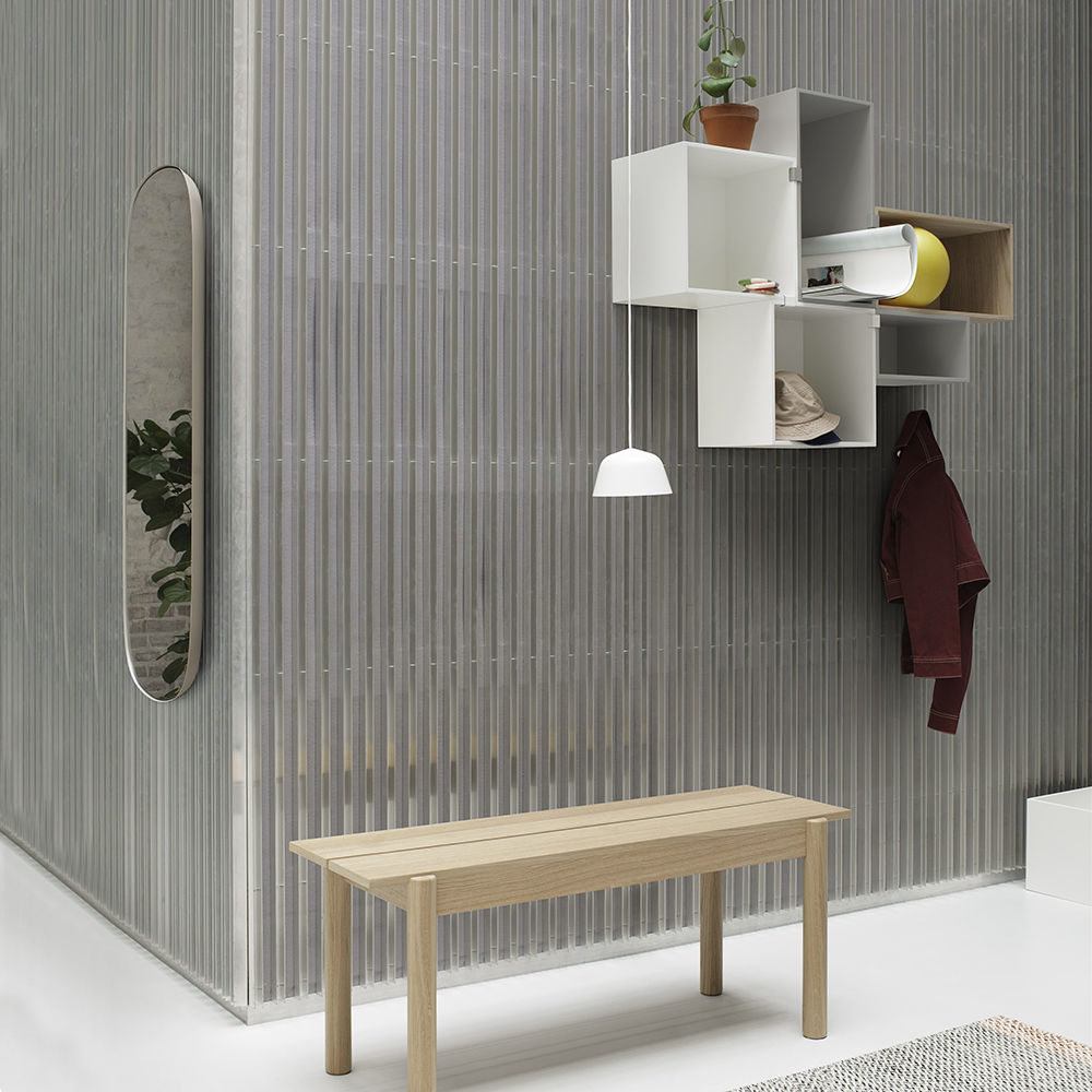 muuto | framed mirror | grey + clear glass | large