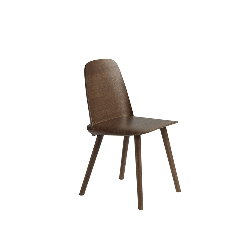 muuto | nerd chair | stained dark brown