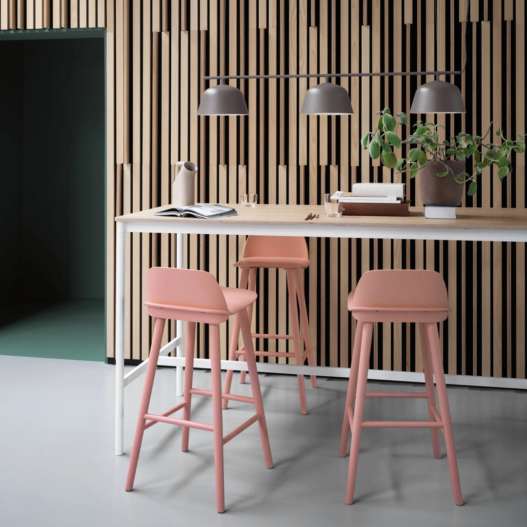 muuto | nerd counter stool | 65cm tan rose