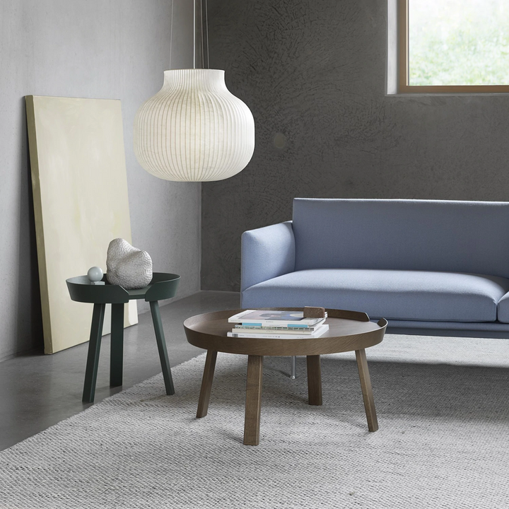 muuto | around coffee table | large stained dark brown