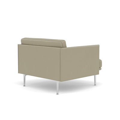 muuto | outline chair | refine leather stone + aluminium legs