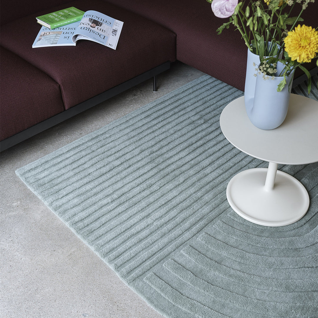 Verso Rug Muuto muuto | relevo rug | sage green 200x300cm – top3 by design
