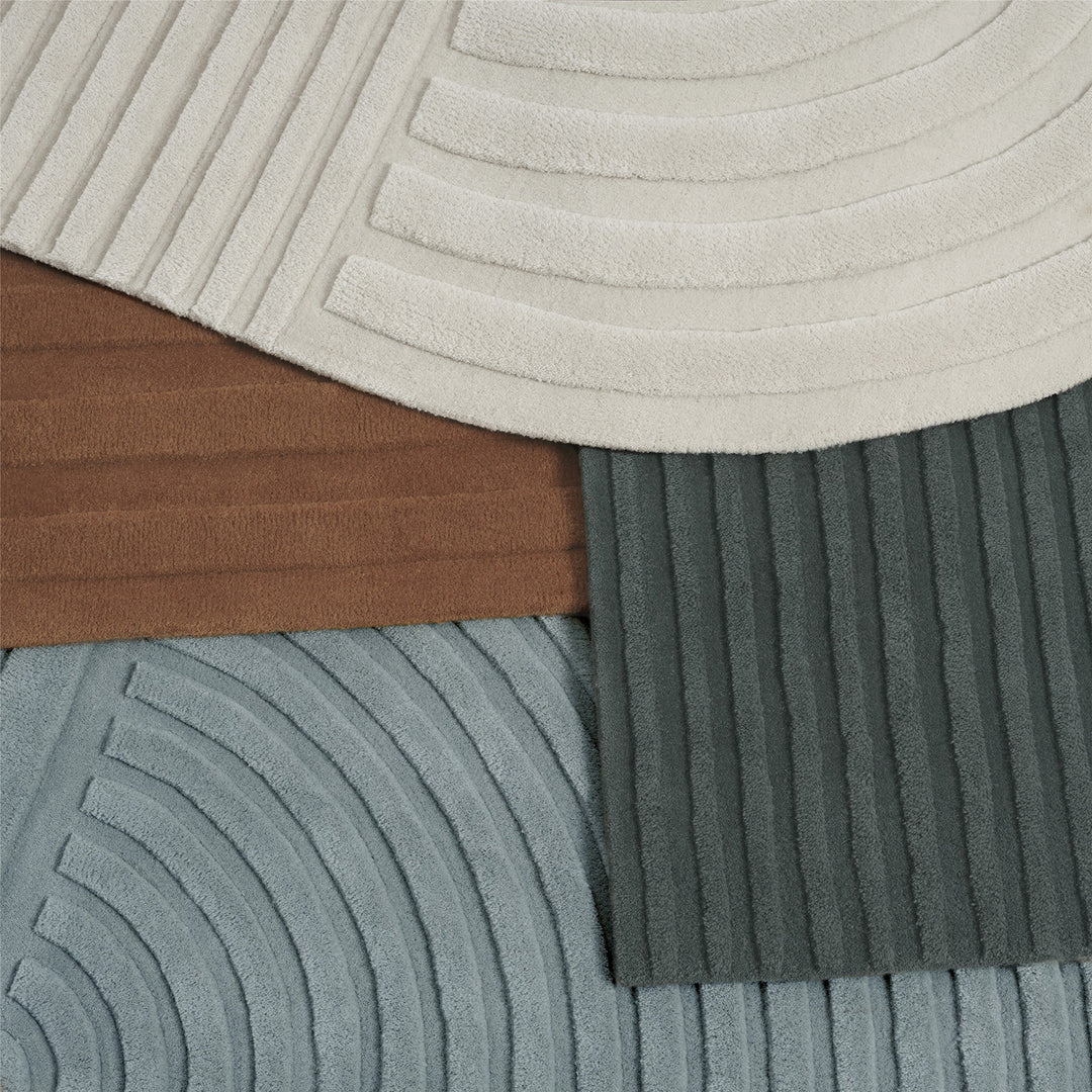 muuto | relevo rug | burnt orange 200x300cm