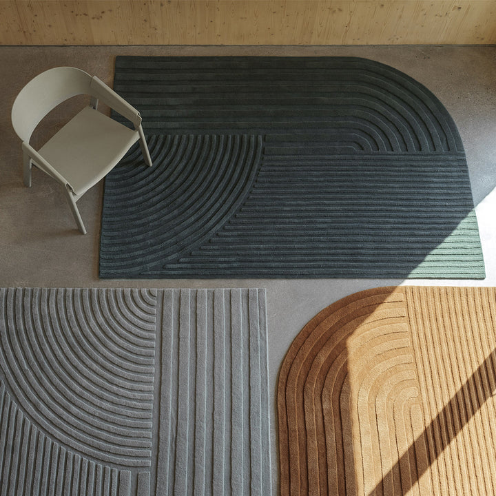 muuto | relevo rug | sage green 200x300cm