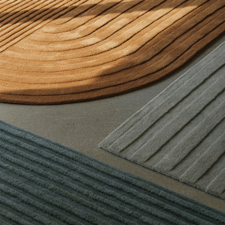 muuto | relevo rug | dark green 170x240cm