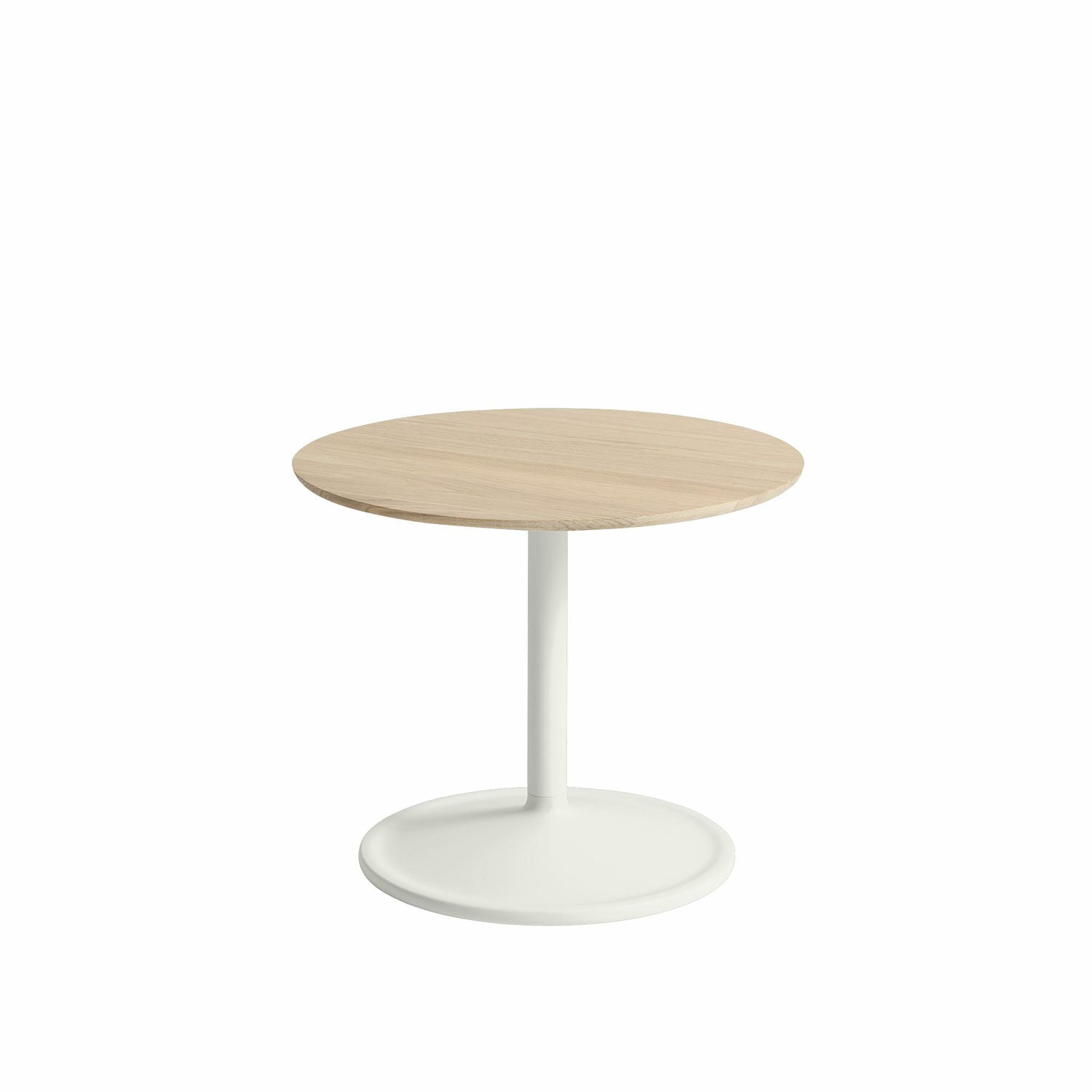 muuto | soft side table 48x40cm | solid oak + off white - DC – top3 by ...