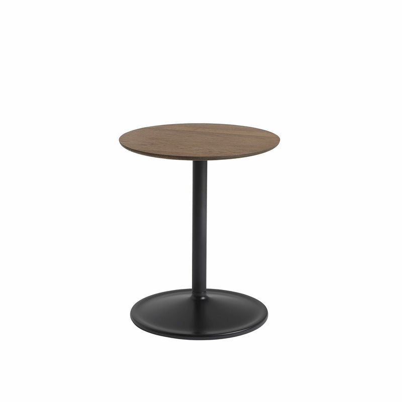 muuto | soft side table 41x48cm | solid smoked oak + black