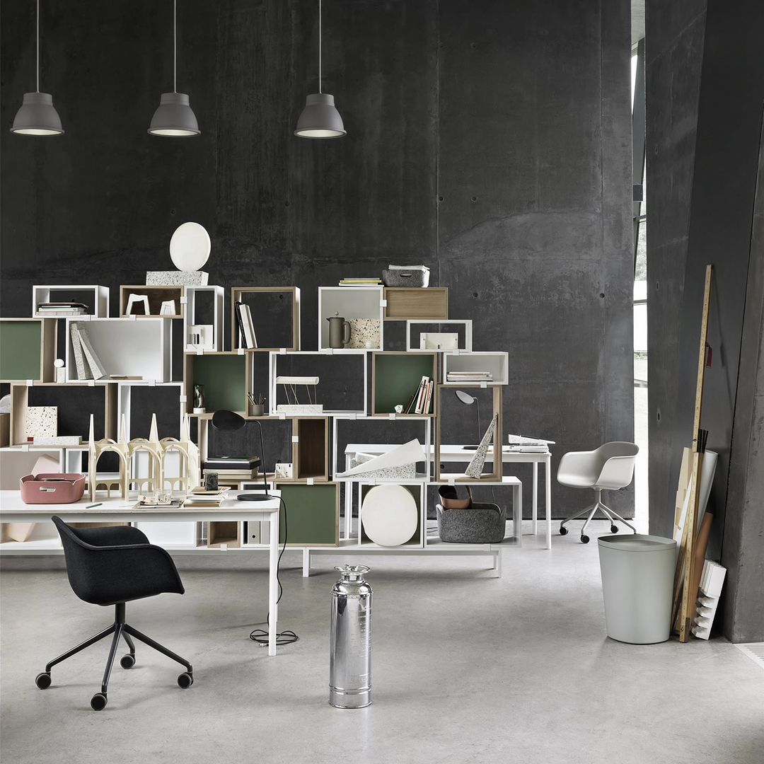muuto | stacked storage system | podium | white - discontinued
