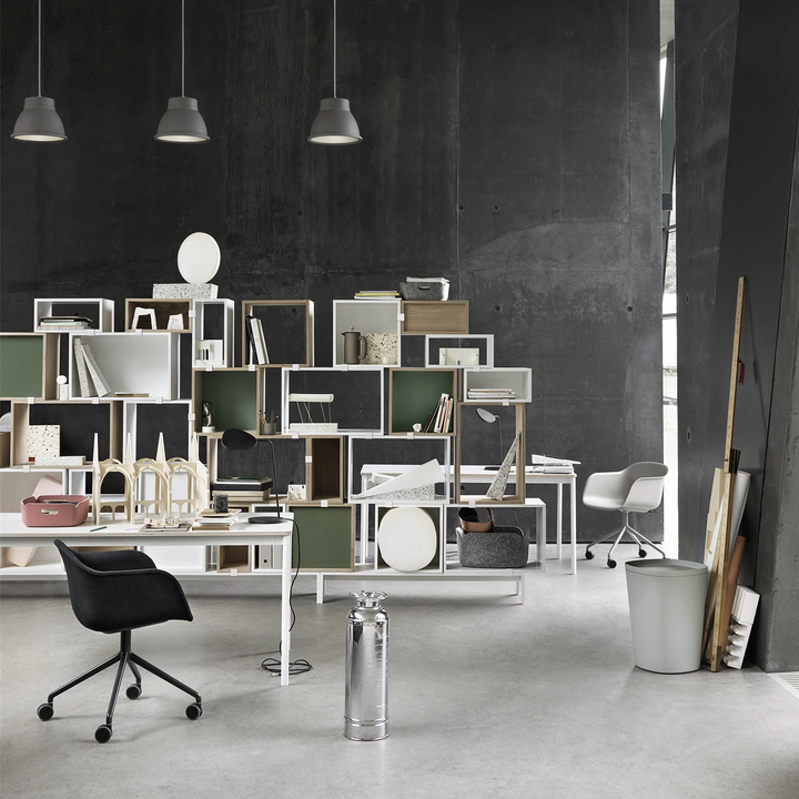 muuto | stacked storage system | podium | white - discontinued