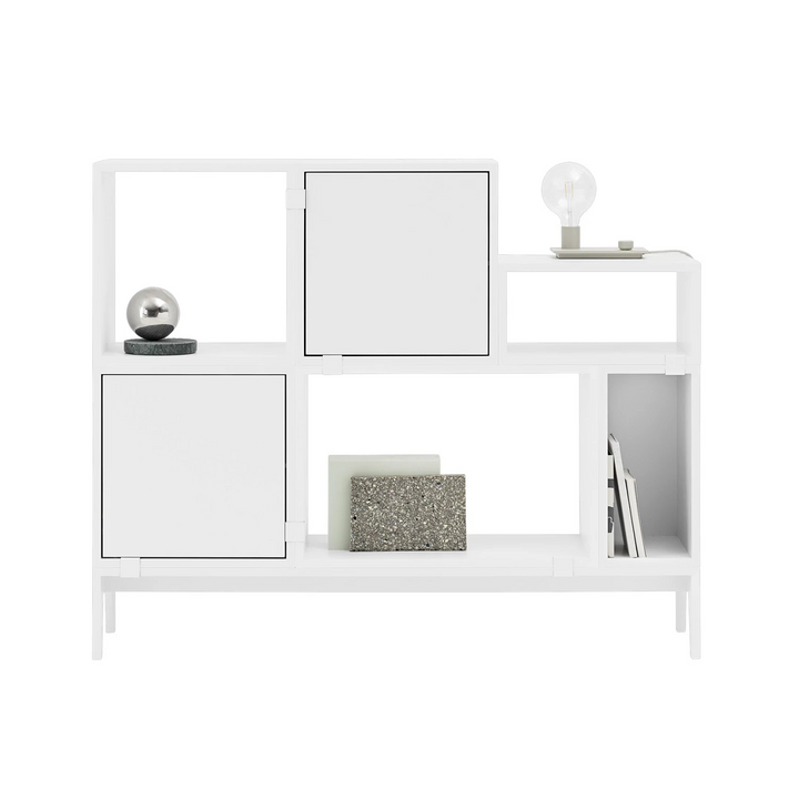 muuto | stacked storage system | podium | white - discontinued