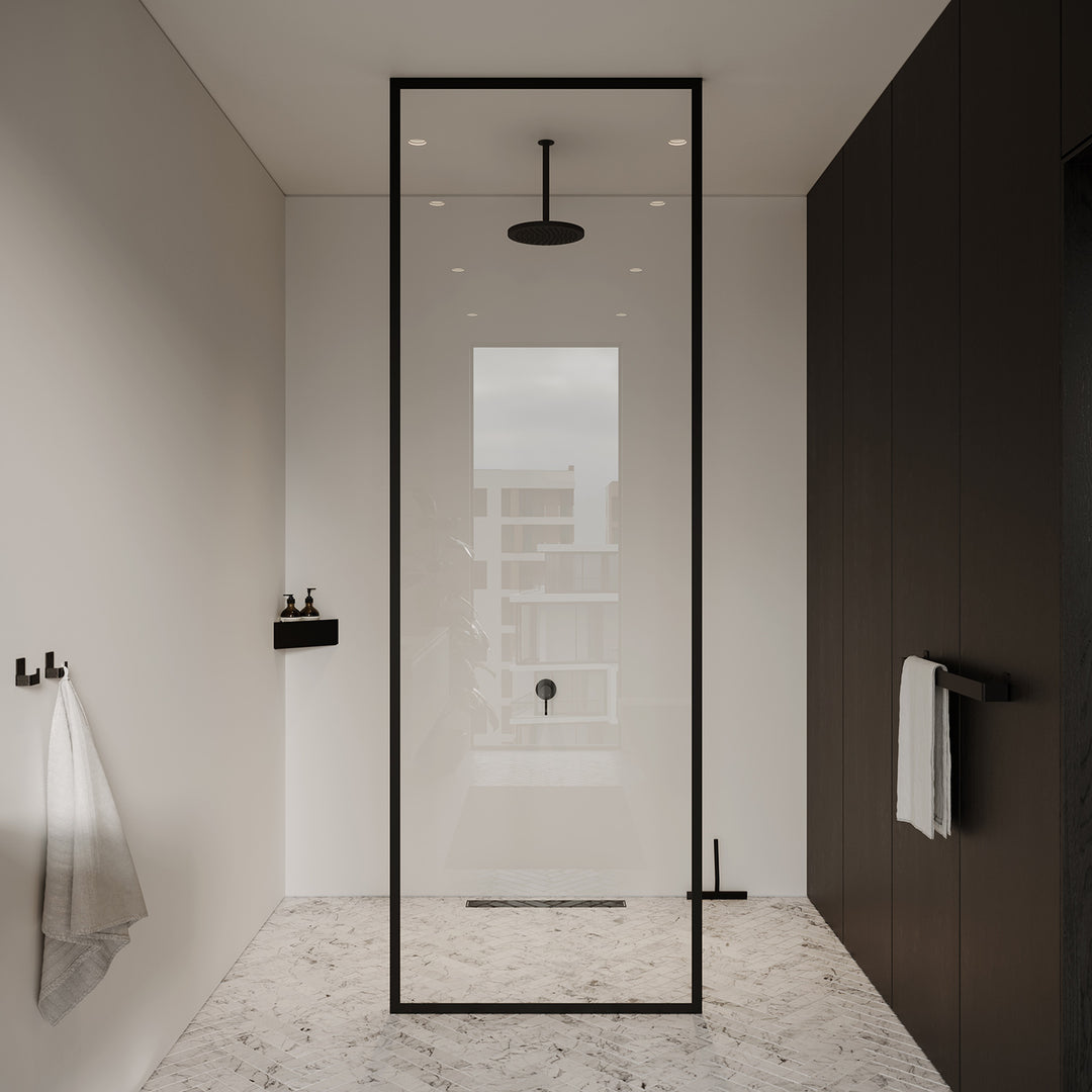 nichba | bath shelf corner | black - LC