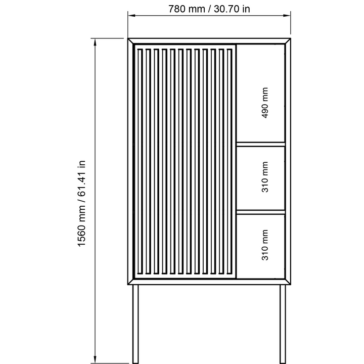 nichba | cabinet - EX DISPLAY