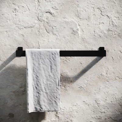 nichba | towel hanger | black