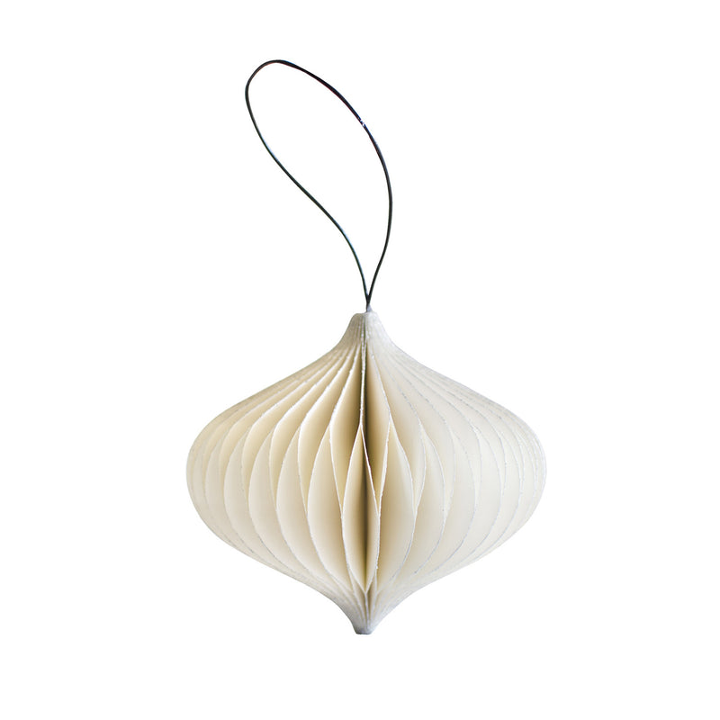 nordic rooms | ornament jewel | white + glitter - seasonal
