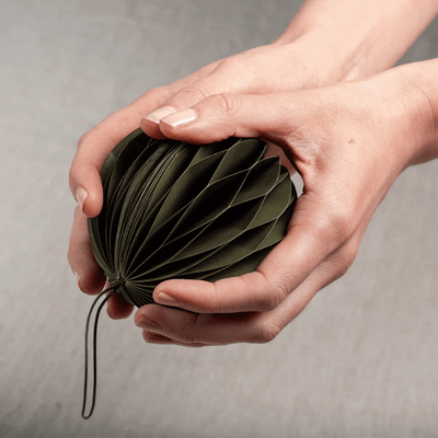 nordic rooms | ornament sphere | red + glitter