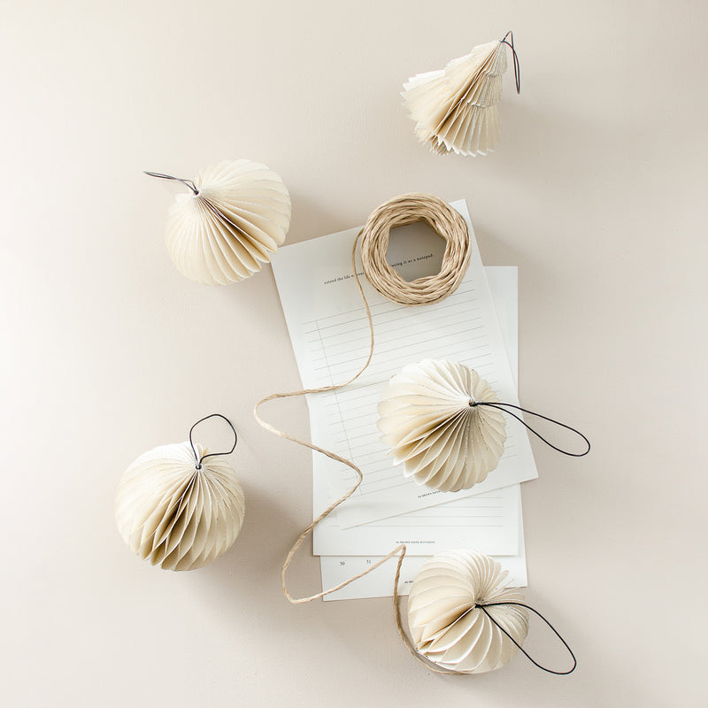 nordic rooms | ornament sphere | white + glitter