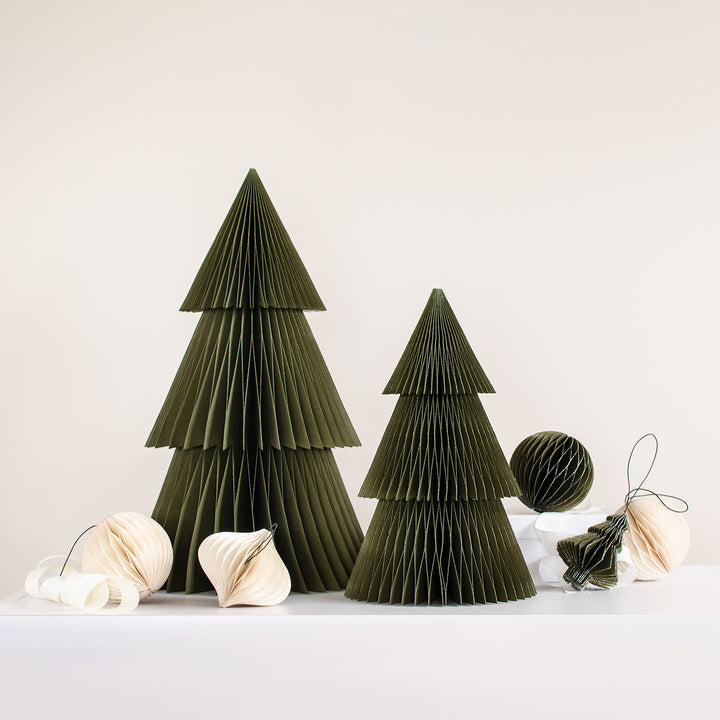 nordic rooms | christmas deluxe tree standing | olive green + glitter 31cm