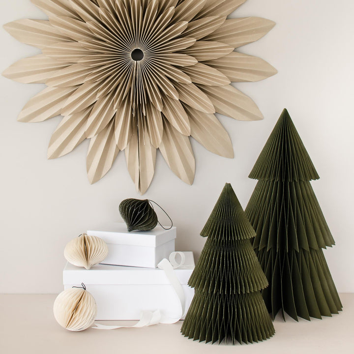 nordic rooms | christmas deluxe tree standing | olive green + glitter 45cm