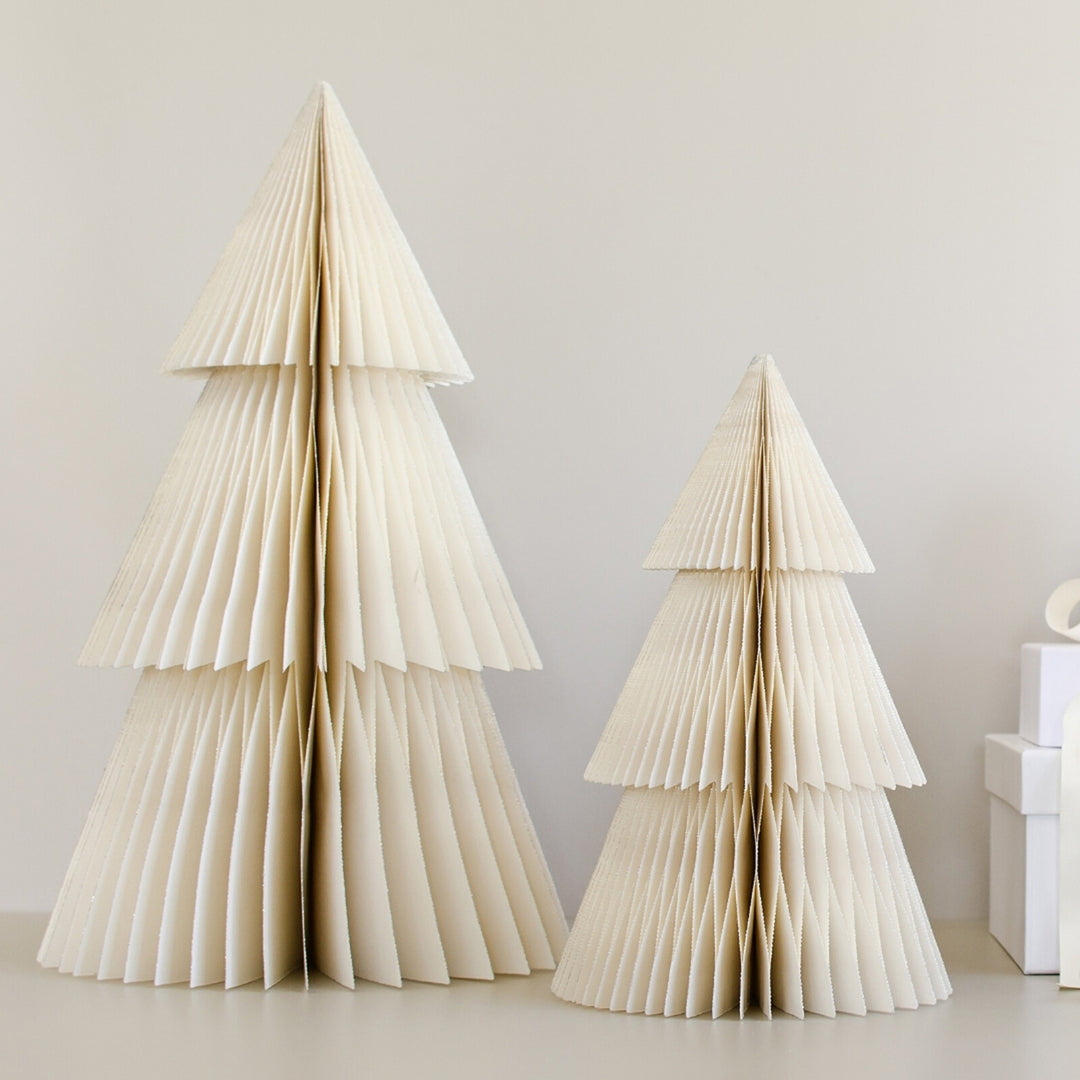 nordic rooms | christmas deluxe tree standing | white + glitter 31cm - seasonal