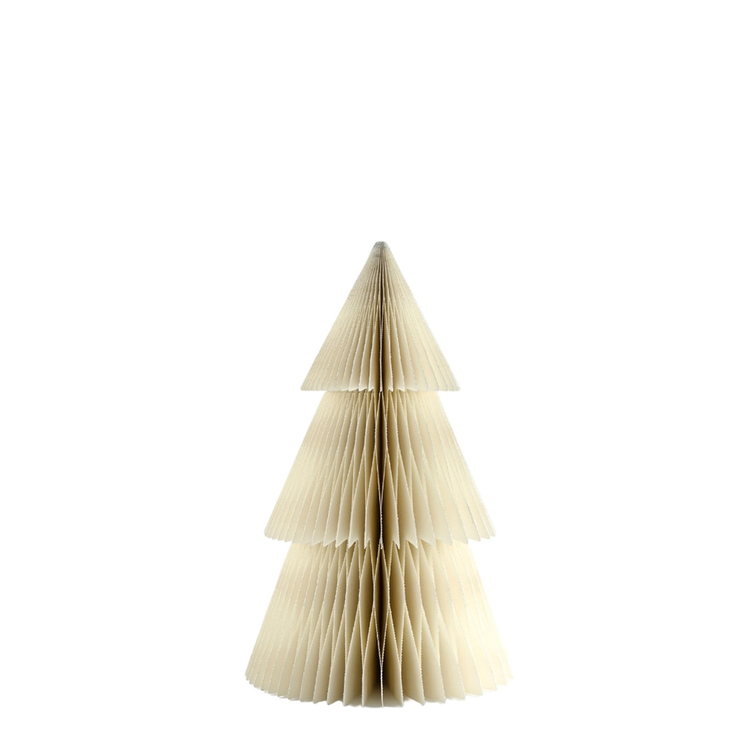 nordic rooms | christmas deluxe tree standing | white + glitter 31cm - seasonal