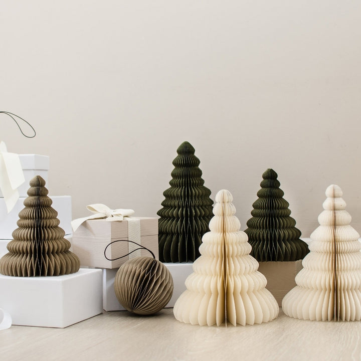 nordic rooms | christmas tree standing | white + glitter 15cm - seasonal