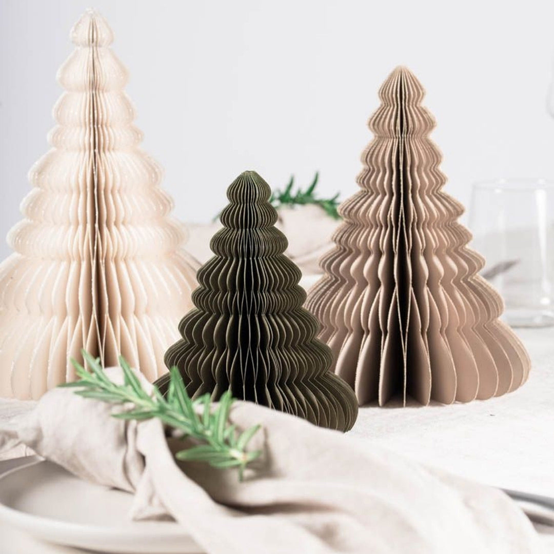nordic rooms | christmas tree standing | white + glitter 24cm - seasonal