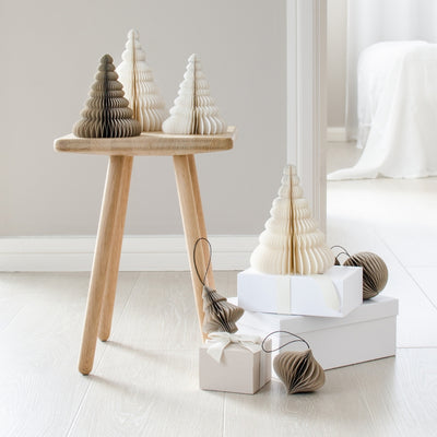 nordic rooms | tree standing | linen + glitter 15cm