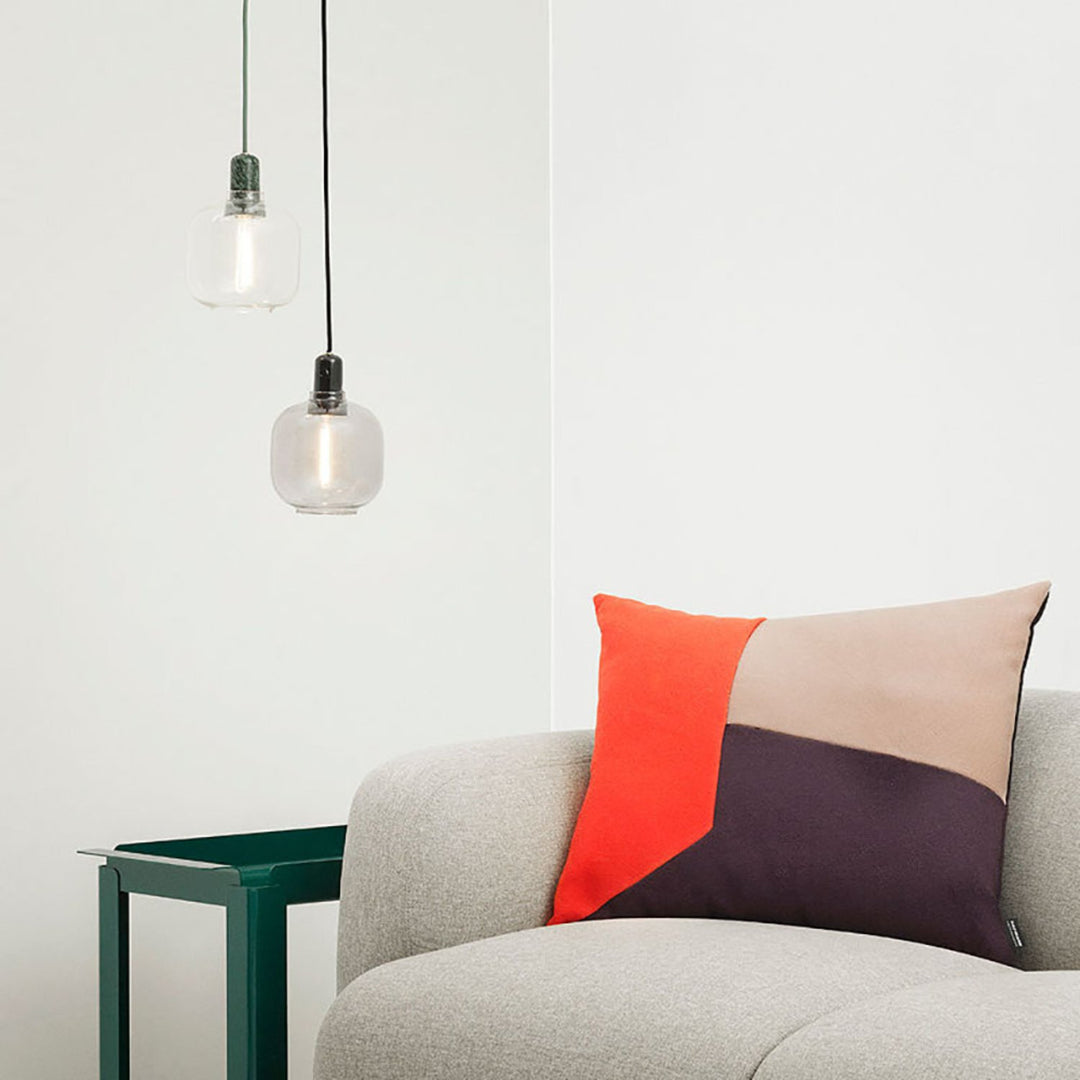 normann copenhagen | amp pendant lamp | smoke + black | small - EX DISPLAY