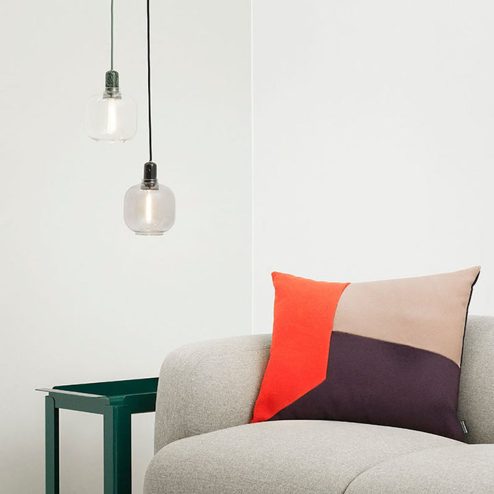 normann copenhagen | amp pendant lamp | smoke + black | small - EX DISPLAY
