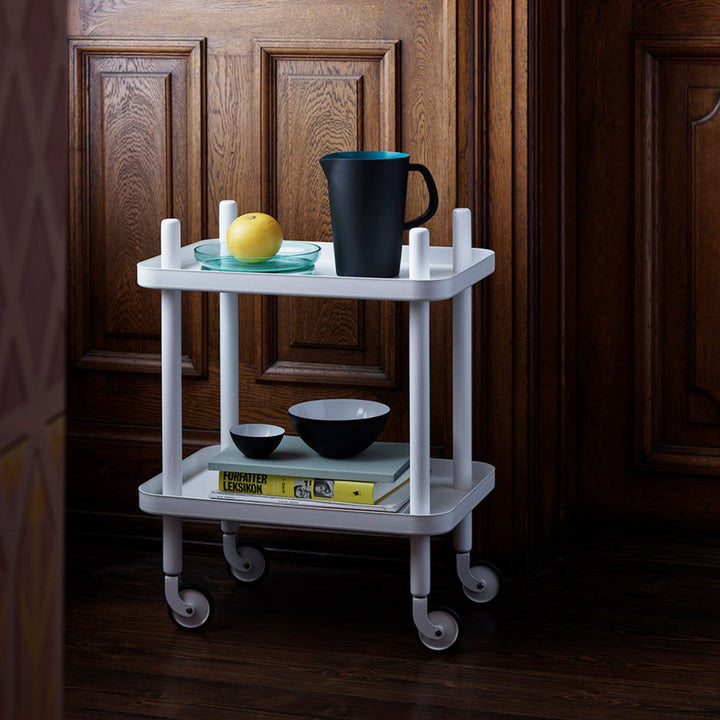 normann copenhagen | block table | white + white