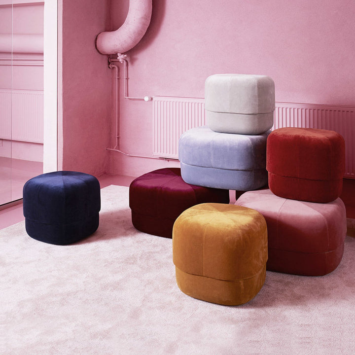 normann copenhagen | circus pouf | beige grey small